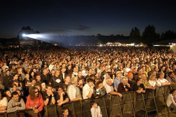 crowd in Budapest