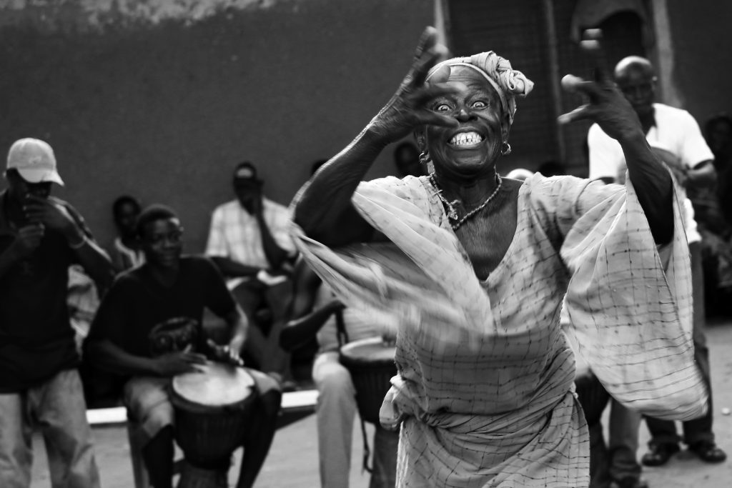 Woman dancing - Ghana