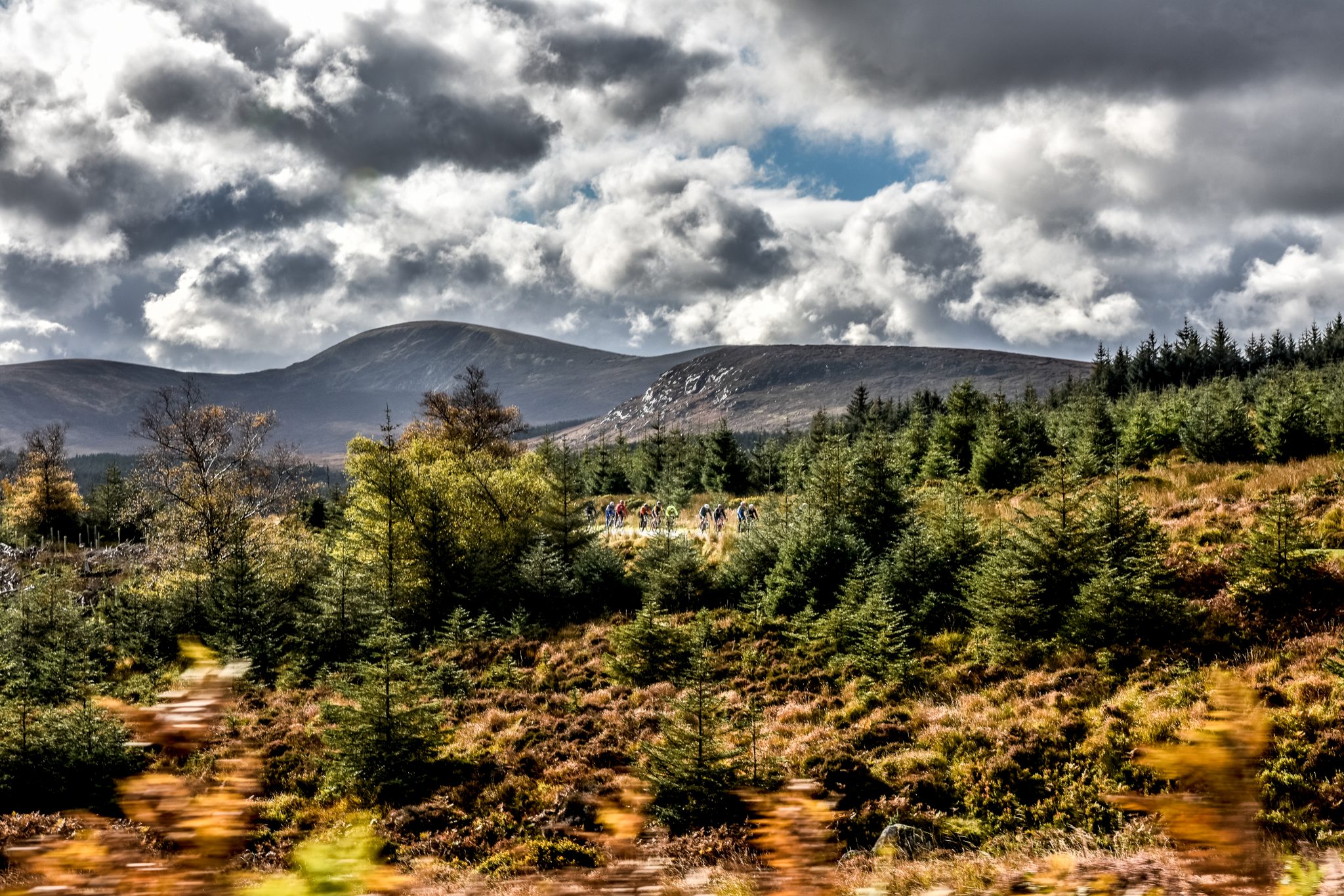 Wicklow 200 Training tips for Winter on the Wicklow mountains in Ireland with a group of riders lead by Nicholas Roche and Philippe Gilbert