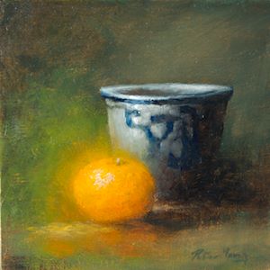 Oil Painting - Clementine and Pot
