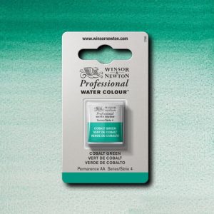 Akvarellfärg W&N Professional halvkopp – Cobalt green 184