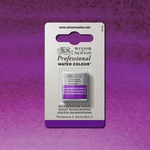 Akvarellfärg W&N Professional halvkopp – Quinacridone violet 550