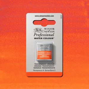 Akvarellfärg W&N Professional halvkopp – Transparent Orange 650