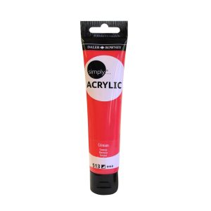 Akrylfärg Simply tub 75 ml – Crimson 513