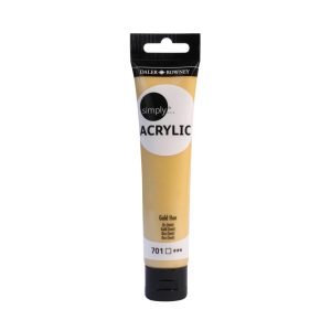 Akrylfärg Simply tub 75 ml – Gold 701