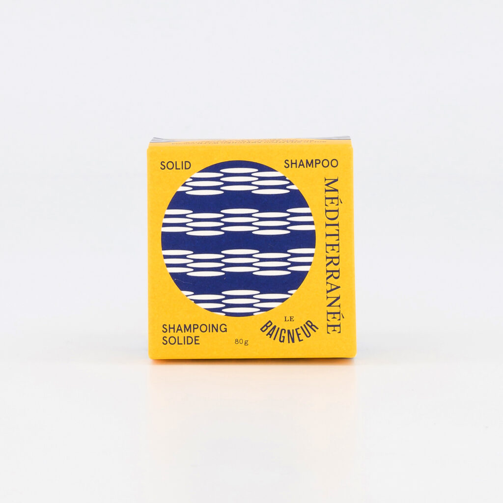 italiensk Religiøs Slapper af Solid shampoo Mediterranee - Petit Cadeau - made in France with AMOUR