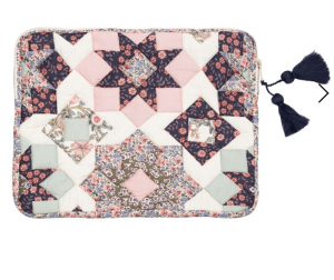 Patchwork laptop sleeve