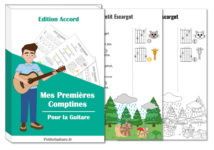 Petit Escargot - Partition, Tablature et Accords - PetiteGuitare