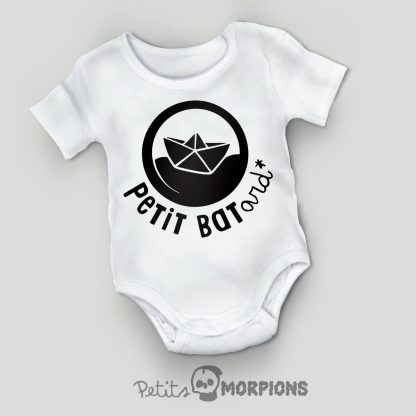 Petit Batard - Humour noir sur body pour bébé, cadeau humoristique pour se moquer des bobos, Marque belge, Humour pour enfants, Habits originaux et marrants