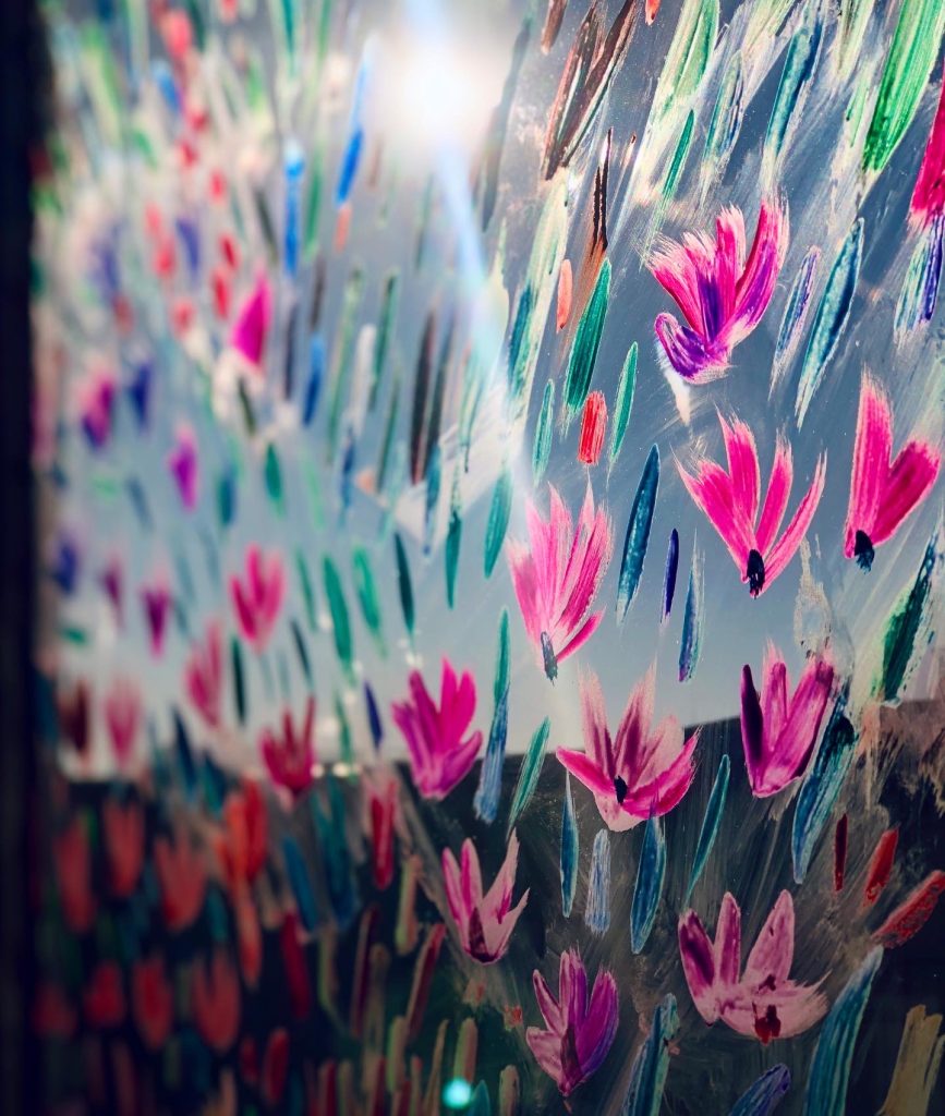 Johanne Lykke, Paint on glas, 2022 (by commission)