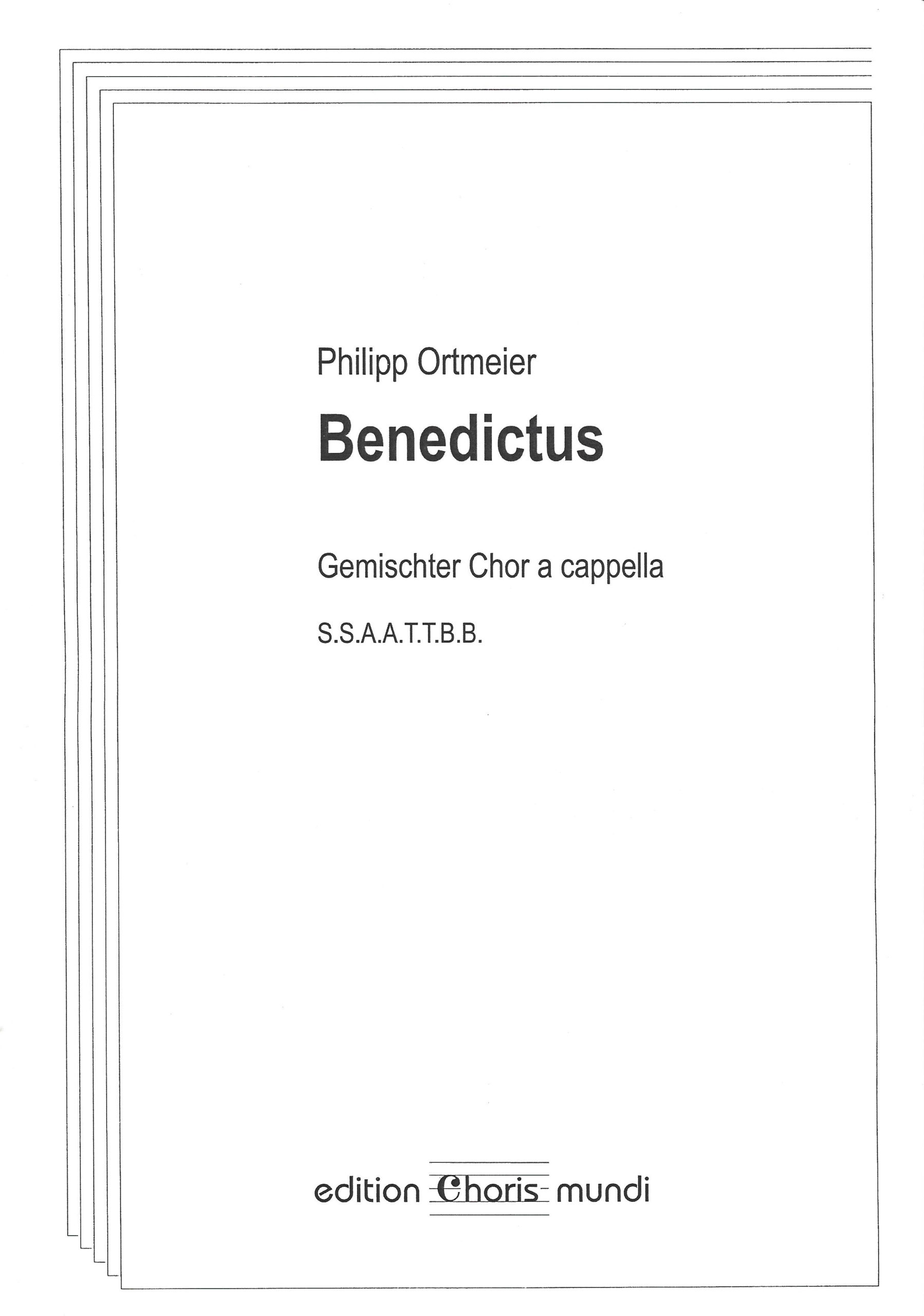 Noten-Cover »Benedictus«