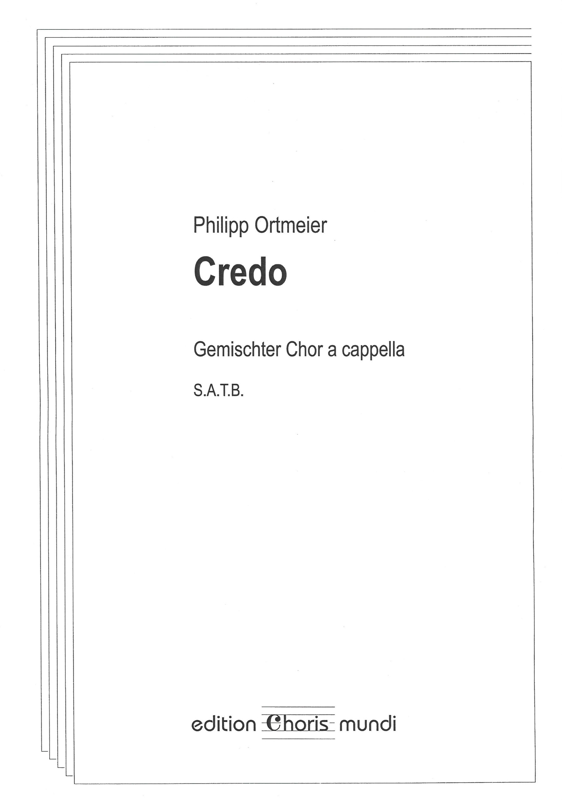 Noten-Cover »Credo«