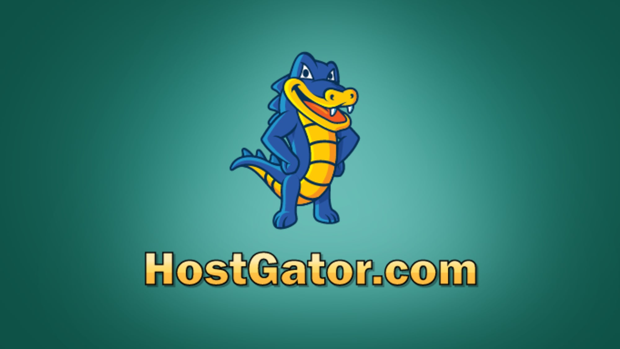 HostGator logo on green background