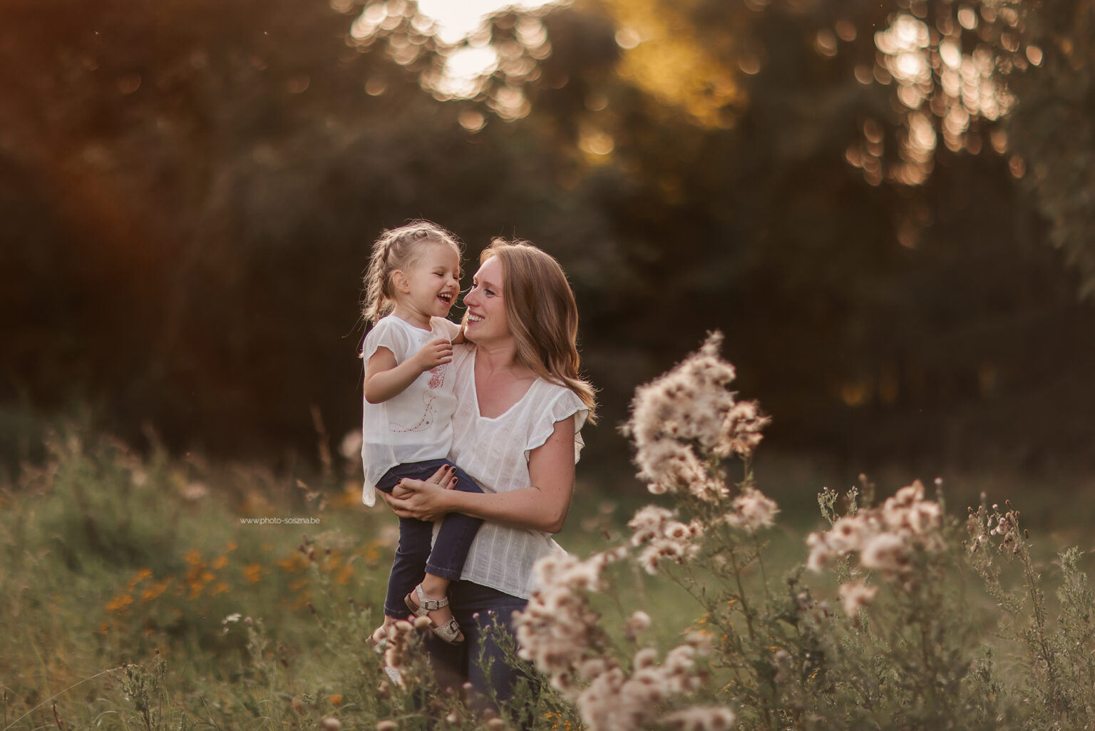 Séance photo en automne famille