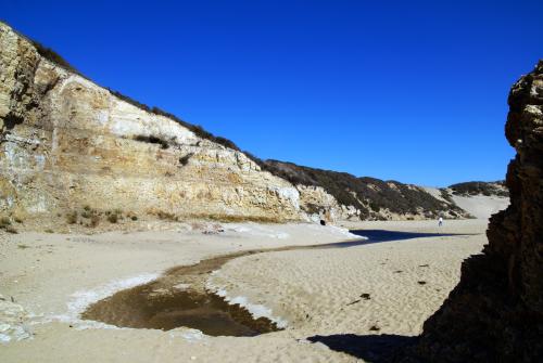 Strand, klif