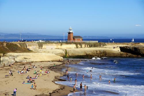 Strand bij Santa Cruz