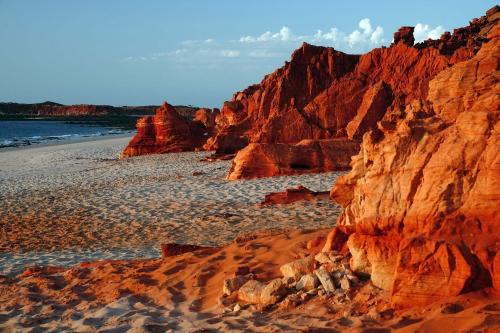 Cape Leveque klif in zonWestern Australia