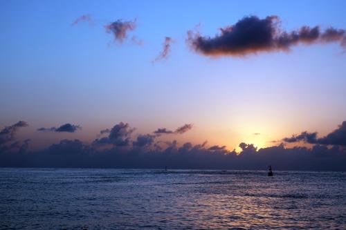 Roebuck Bay na zonsondergang BroomeNorthern Australia