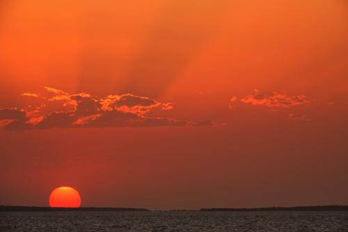 zonsondergang jetty DerbyWestern Australia