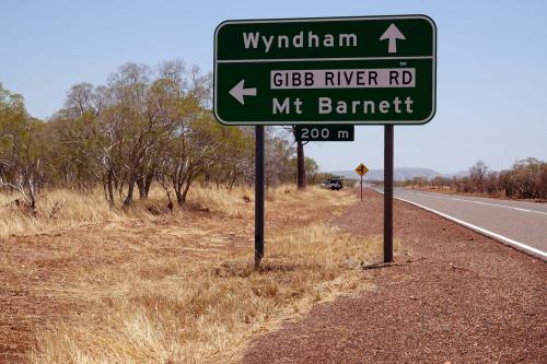 Gibb River Road, De afslag