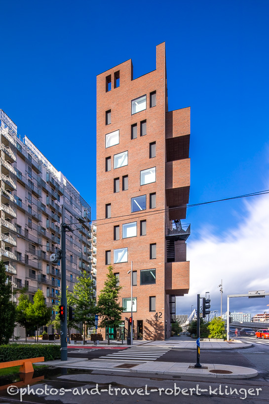 Modern buildings made by Alab architects in Oslo