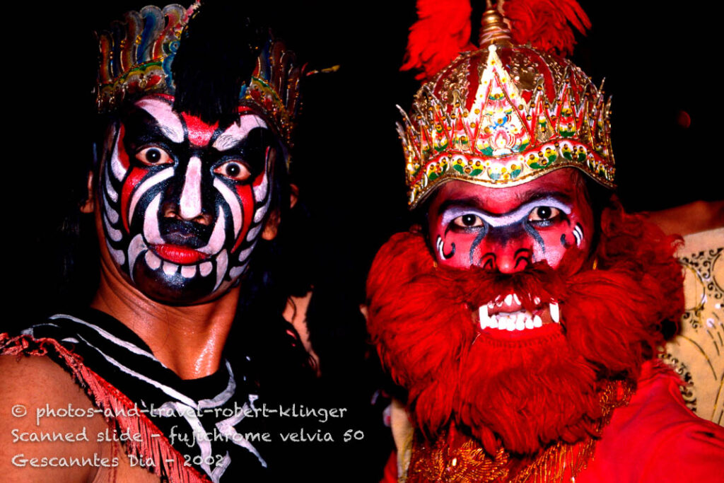 A dancing event in Bali, Indonesia