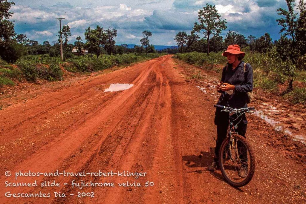 A road in Laos