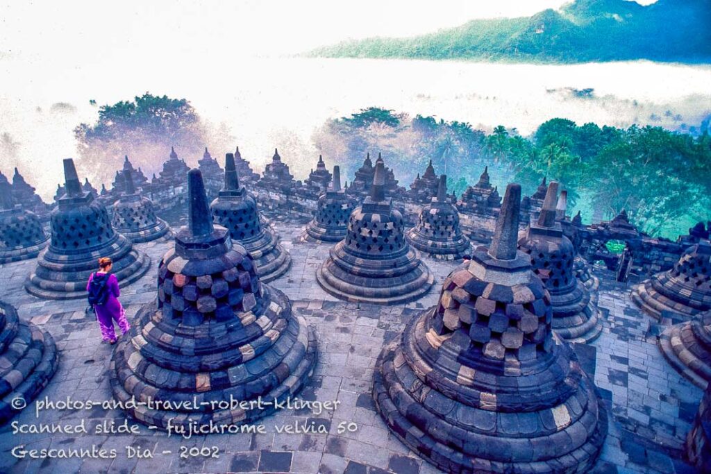 Borobodur on Java, Indonesia