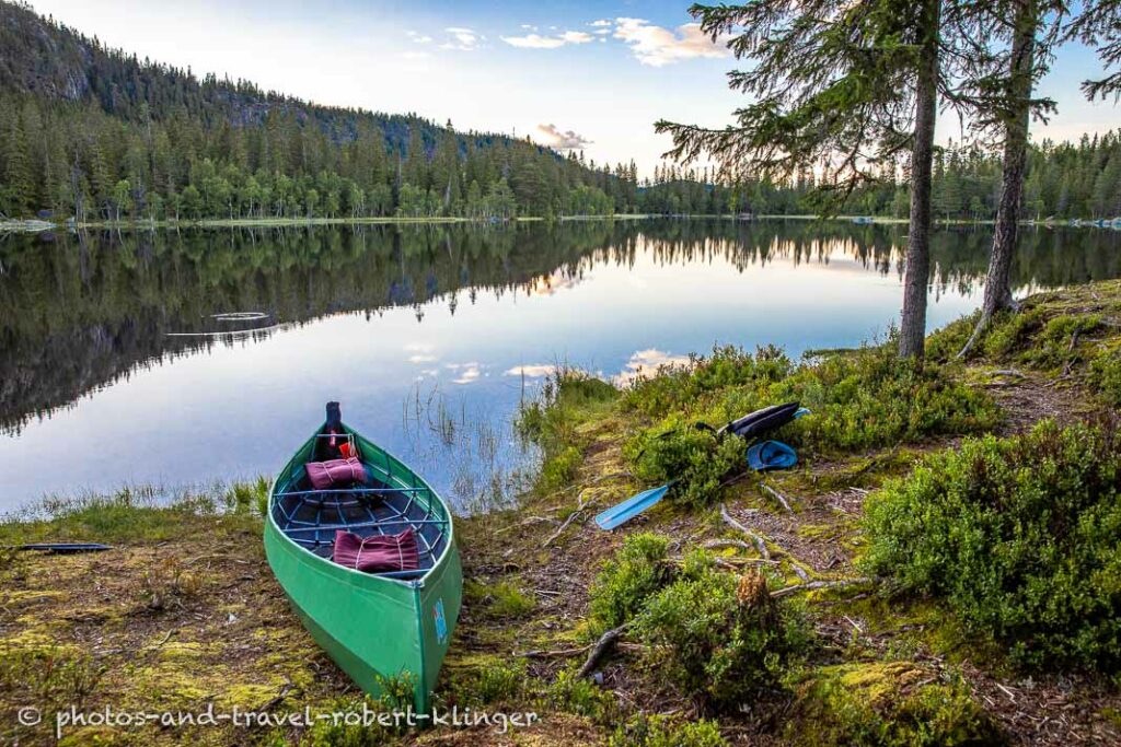 Canoeing in Nordmarka