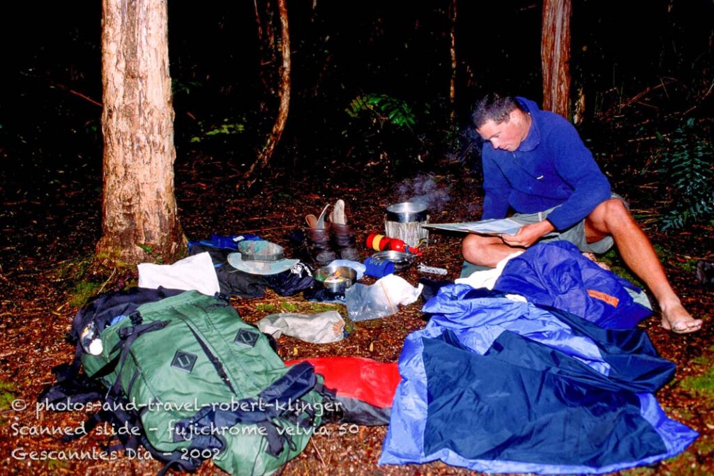 Camping on the South-West-Walk with a bivy bag