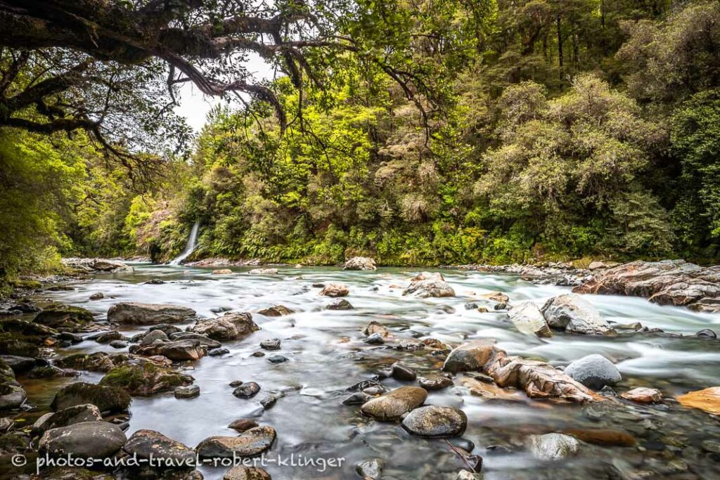 The Wangapeka river along the Leslie Karamea track