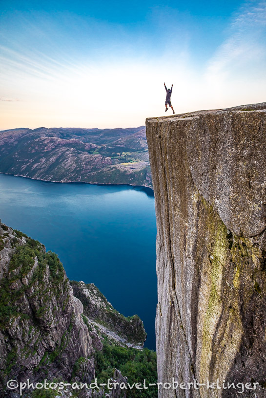 The Preikestolen in Norway