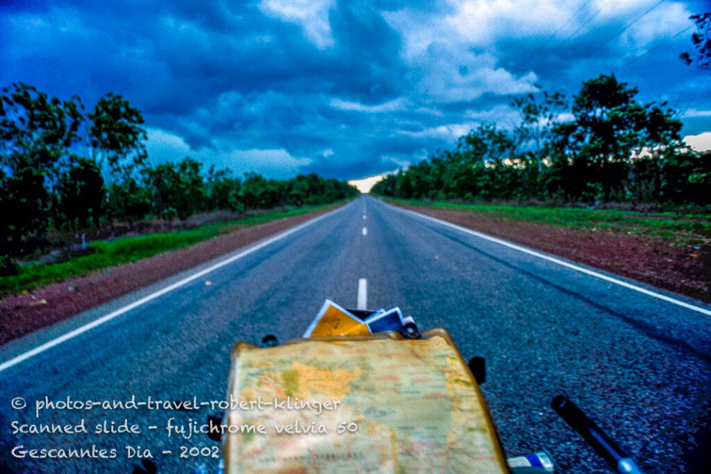 Cycling in Australia during the rainseason