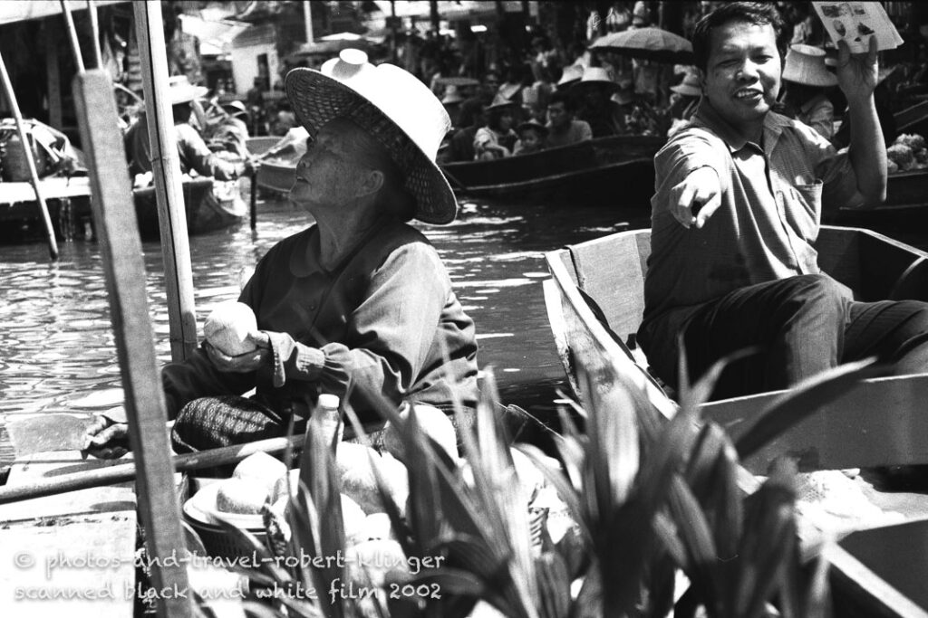 Floating market in Thailand