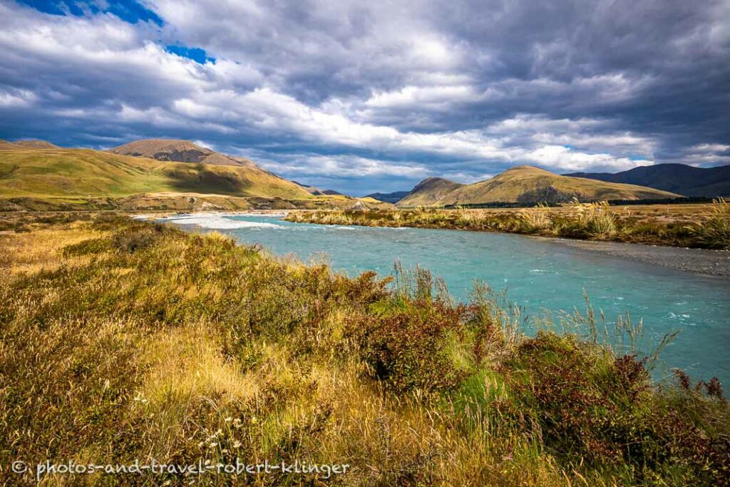 At Lake Heron in New Zealand