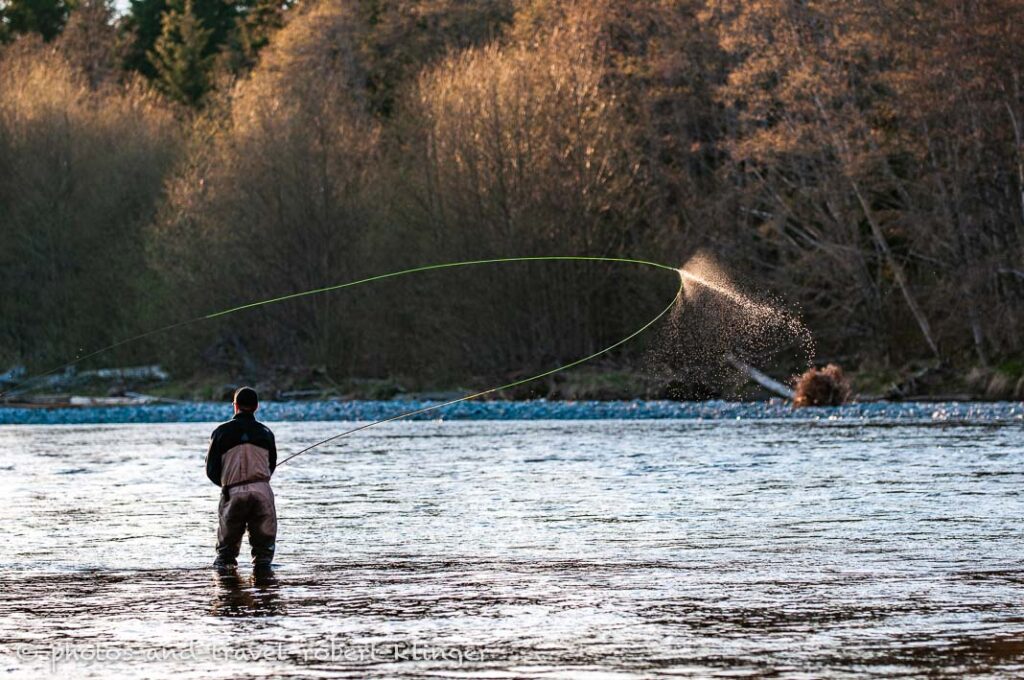 Evening on the kitimat river