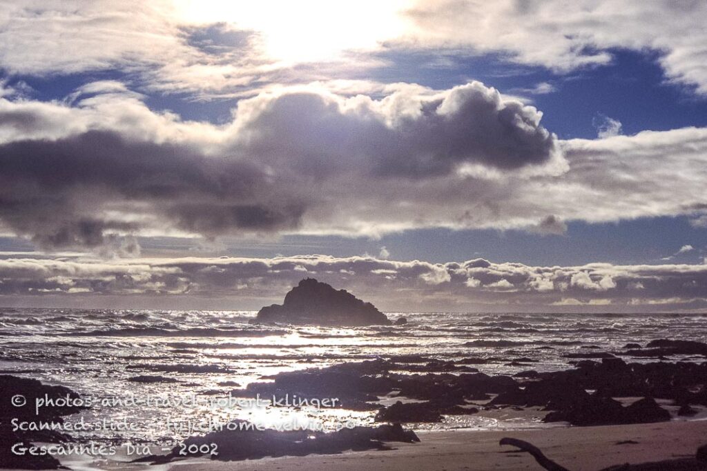 Arthur river in Tasmania, the coastline