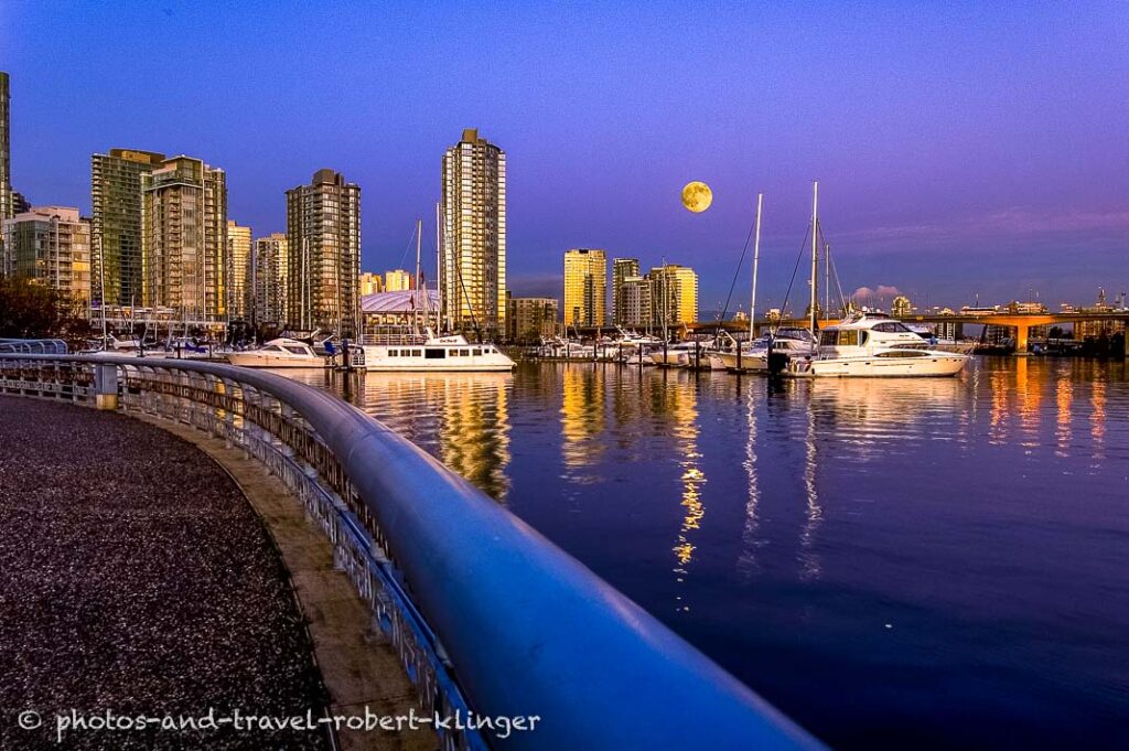 Evening in Vancouver, BC