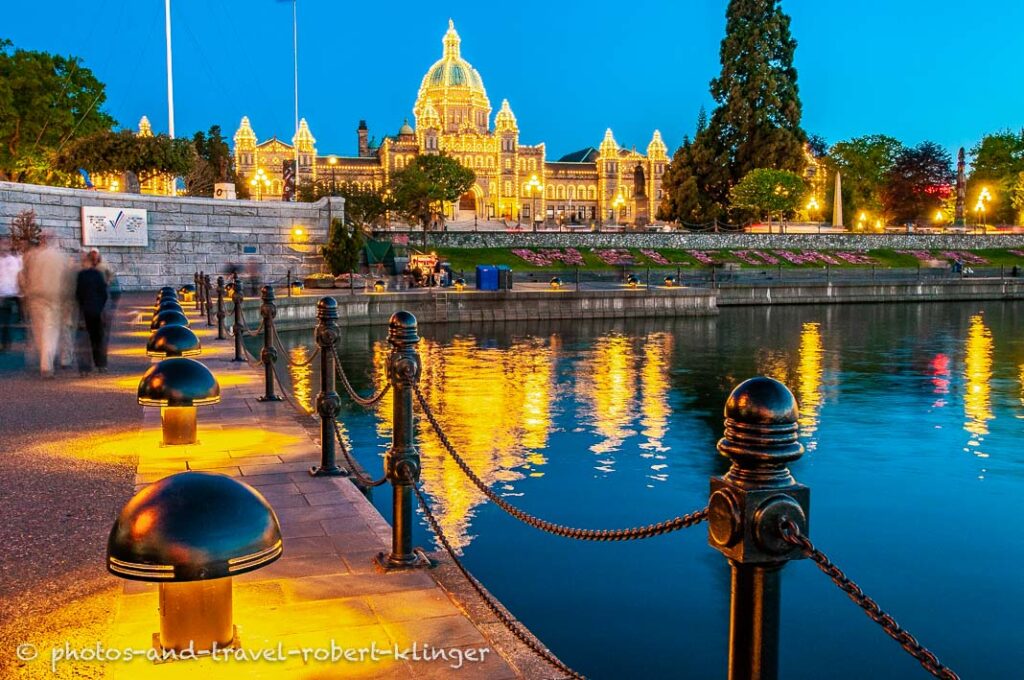 The waterfront of Victoria, BC, Canada