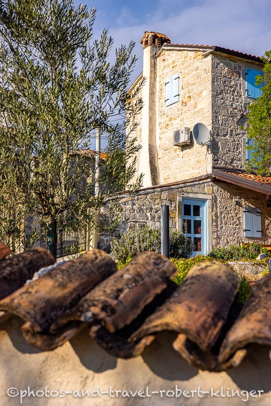 landhouse in Istria, Croatia, reflecting mediteranean architecture