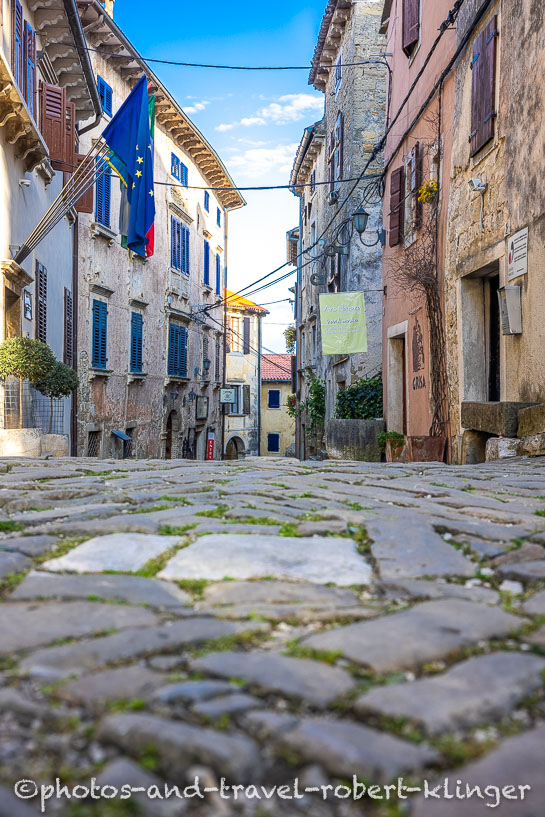 Grožnjan in central Istria, Croatia