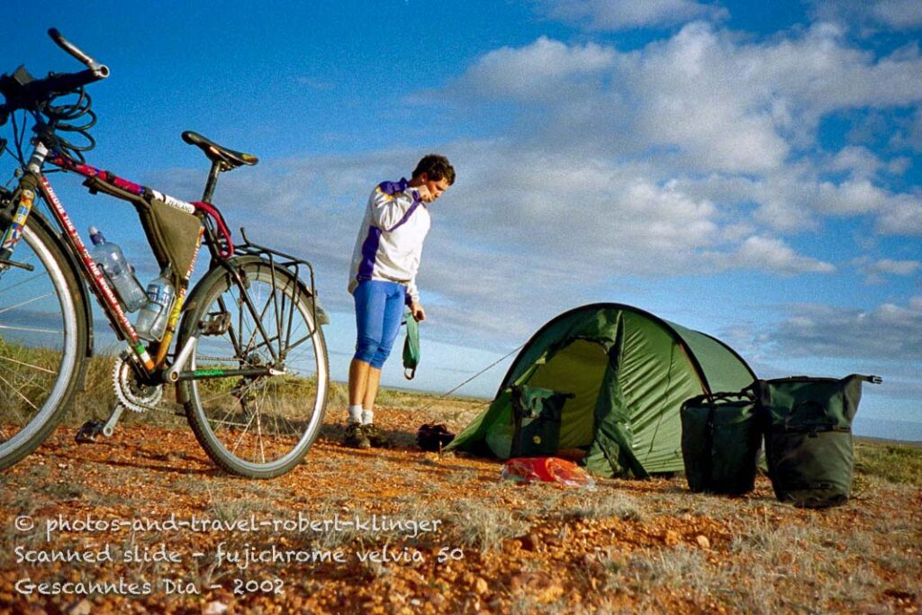 Camping in the outback