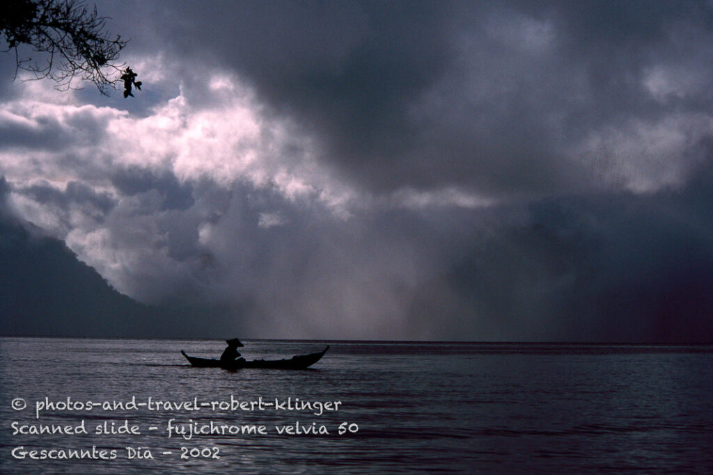 Lake Maninjau in Sumatera