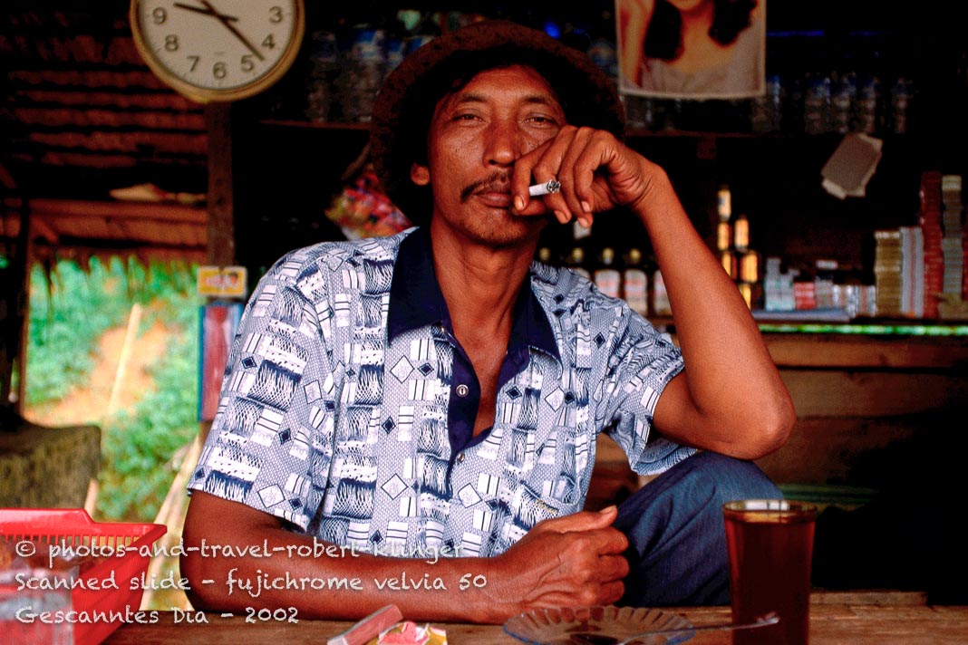 Indonesian man in a pub