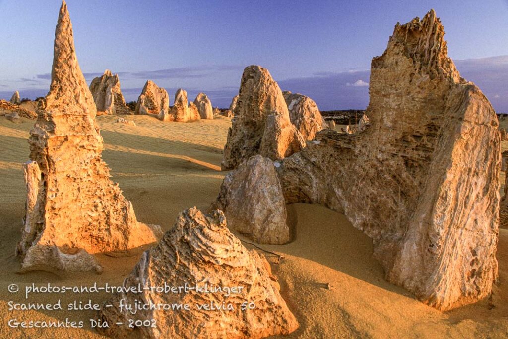 The pinnacle dessert National park in Australia