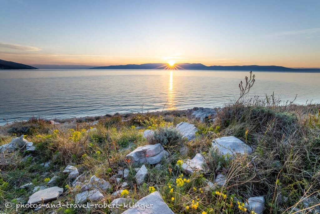 Lovely sunrise in Istria