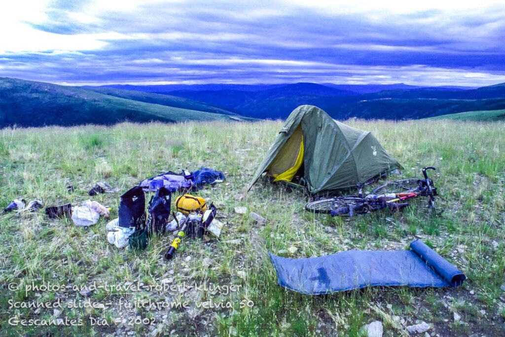A camping spot in the Yukon territory