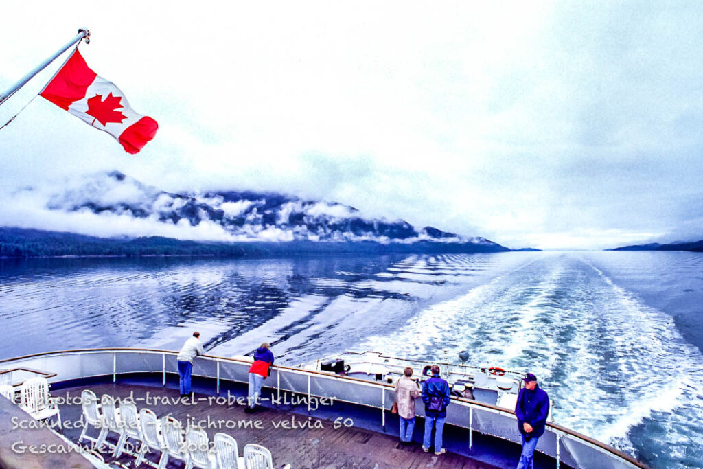 The ferry from Prince Rupert to Vancouver Island