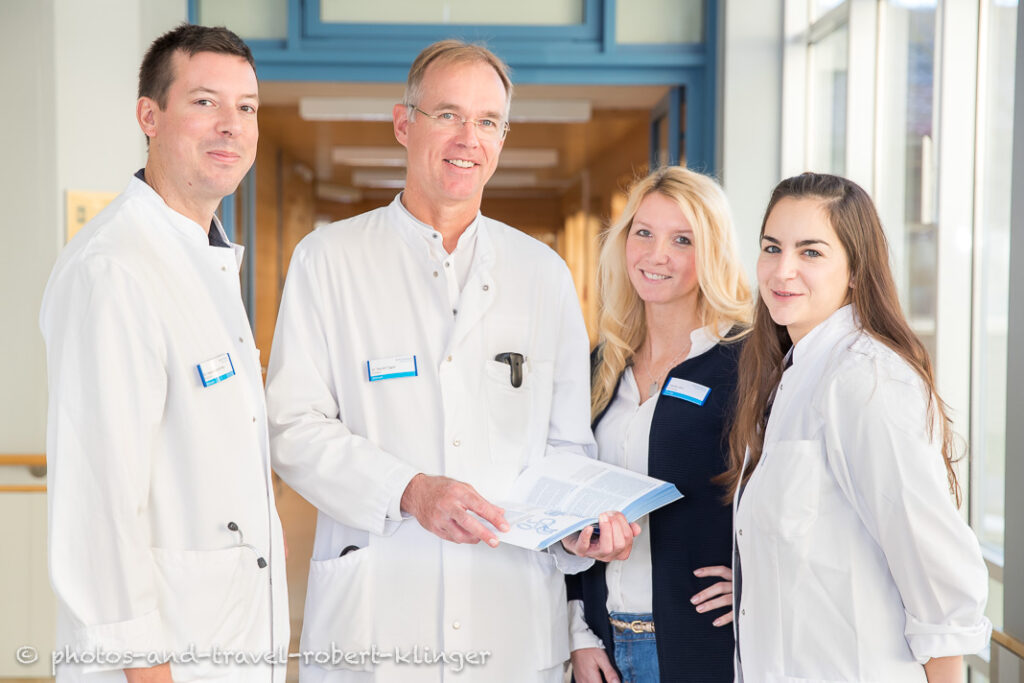 A group photo of doctors and hospital staff