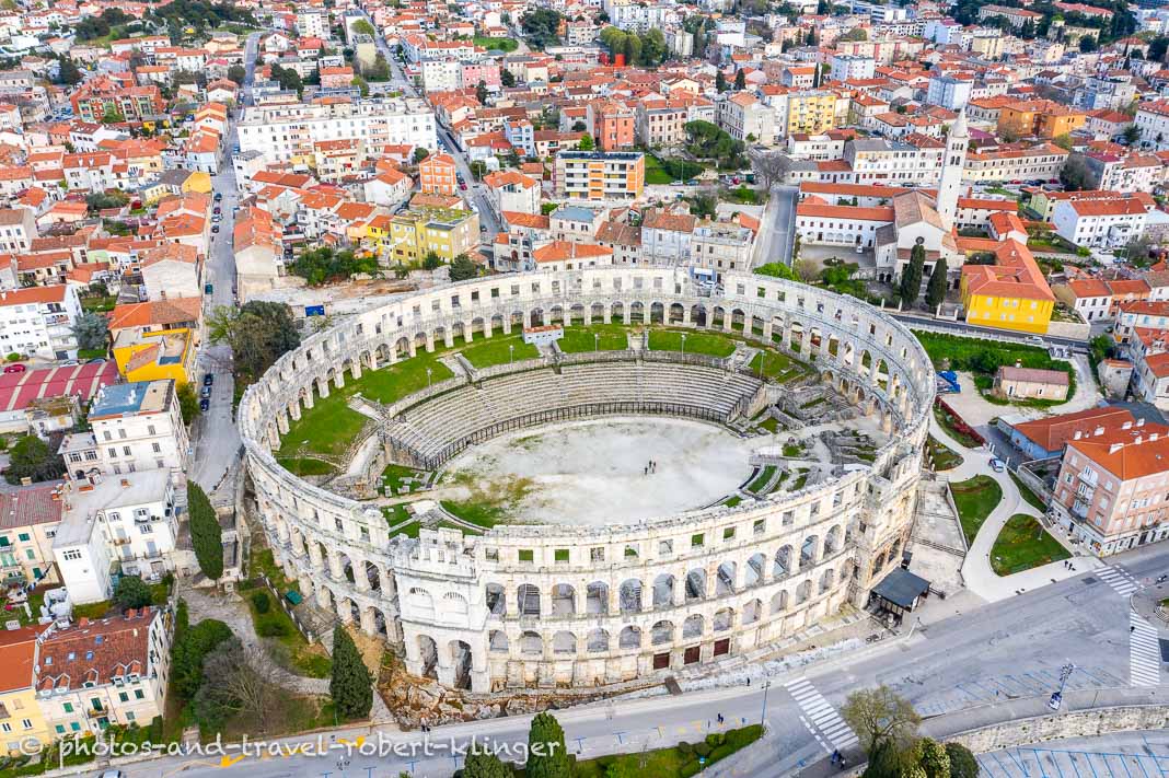 The coloseum of Pula